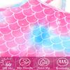 Girls Mermaid Swimsuit Summer One Piece UPF 50+ Quick Dry Beach Swimwear Suit Cross Shoulder Strap Swimsuits Mermaid Bathing Suit 5t 4t view 3