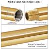 BBHW Gold Stripper Dancer Pole, Ceiling Mounted Exotic Dancing Pole Full Kit, Home Fitness Steel Spinning Rod for Beginners and Professionals (Color : 2.7M-3.2M(8.9FT-10.5FT)) view 4
