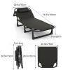 Roll Away Beds for Adults, 4 Positions Adjustable, Camping cot, Sleeping Bed Cots for Adults Outdoor Portable Chaise Lounge Chair for Home Nap Beach Travel view 2