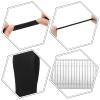 Arrowbash 2 Pcs Replacement Wakeboard Tower Rack Bungee Cords with Pull Tab Black Elastic Bungee Shock Rope Wakeboard Tower Rack Parts Fits Wakesurf, Surfboard, Ski, Kneeboard(53 Inches) view 4