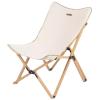 Camping Chairs for Adults Wooden Chair Frame Picnic Chairs Folding Camp Chair Lightweight with Mesh Pocket & Carrying Bag view 1