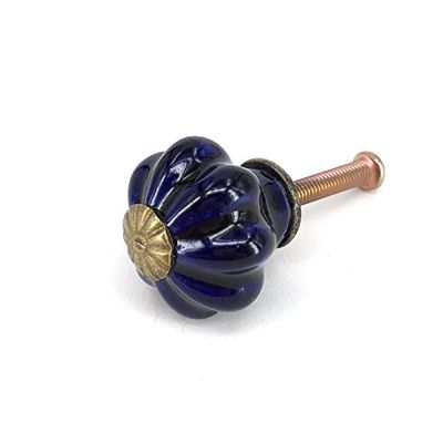 Southst 25mm Vintage Cabinet Knobs and Pulls Small Pumpkin Cupboard Closet Dresser Drawer Handles Kit Pulls
