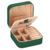 Roedax Jewelry Box Portable Jewelry Box Travel Jewelry Case With Mirror Square Jewelry Organizer Box Small Jewelry Storage Box For Rings Earring exquisite view 1