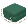 Roedax Jewelry Box Portable Jewelry Box Travel Jewelry Case With Mirror Square Jewelry Organizer Box Small Jewelry Storage Box For Rings Earring exquisite view 2