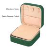 Roedax Jewelry Box Portable Jewelry Box Travel Jewelry Case With Mirror Square Jewelry Organizer Box Small Jewelry Storage Box For Rings Earring exquisite view 4