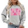 ESIKAH In My Bestie Era Sweatshirt Funny Best Friend Sweater Bestie Shirts Gifts Women Casual Crewneck Graphic Pullover Tops Gray, XX-Large view 1