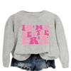 ESIKAH In My Bestie Era Sweatshirt Funny Best Friend Sweater Bestie Shirts Gifts Women Casual Crewneck Graphic Pullover Tops Gray, XX-Large view 2
