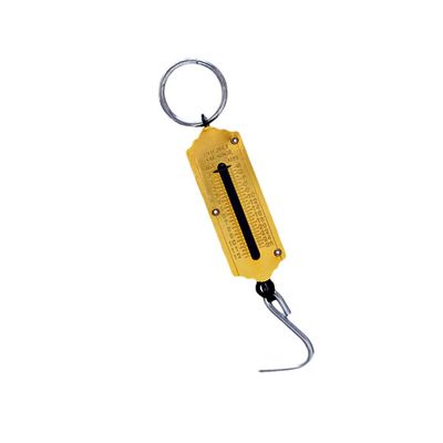 VALICLUD Spring Fish Scale, Portable Fishing Scale with Hook Large Handle Hanging Luggage Scale Handheld Aluminum Tube Weigher