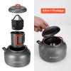 Odoland Camping Coffee Pot Camping Coffee Makers, 1.2L Camping Kettle with Camping Mug and Camp Coffee Filter of Camp Cookware for Hiking Backpacking and Picnic view 3