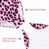 Alakuoti Toddler Girl Swimsuit Cute Pink Leopard One Piece UPF 50+ Bathing Suits Summer Quick Dry Beach Swimwear 4t 3t Swimsuit Girls view 4