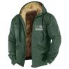 Cool for Husband Mens Black Pullover Sweater Gifts for Young Adult Men Outdoors Gifts for Men Mens Western Hoodies Windbreaker for Men3-Dark Green,5X-Large view 1