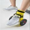 Adjustable Feet Dumbbell Attachment,Feet Weight Lifting-Foot Weights for Exercise, Leg Extensions,Tibialis Trainer,Leg Lift Exercise Equipment Yellow 2pc view 3