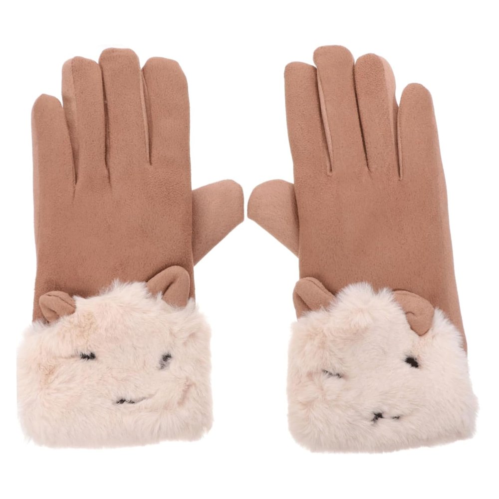 BKEKM Thermal Glove Winter Gloves 1 Pair Ladies Gloves Touch Screen Mittens Gloves for Winter Cold Weather Outdoor Warm Gloves