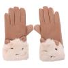BKEKM Thermal Glove Winter Gloves 1 Pair Ladies Gloves Touch Screen Mittens Gloves for Winter Cold Weather Outdoor Warm Gloves view 1