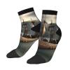 ZISHAK Nordic Pirate Ship Adult Sports Socks,No-Heel Casual Socks,Sailor Socks For Comfort And Style view 3