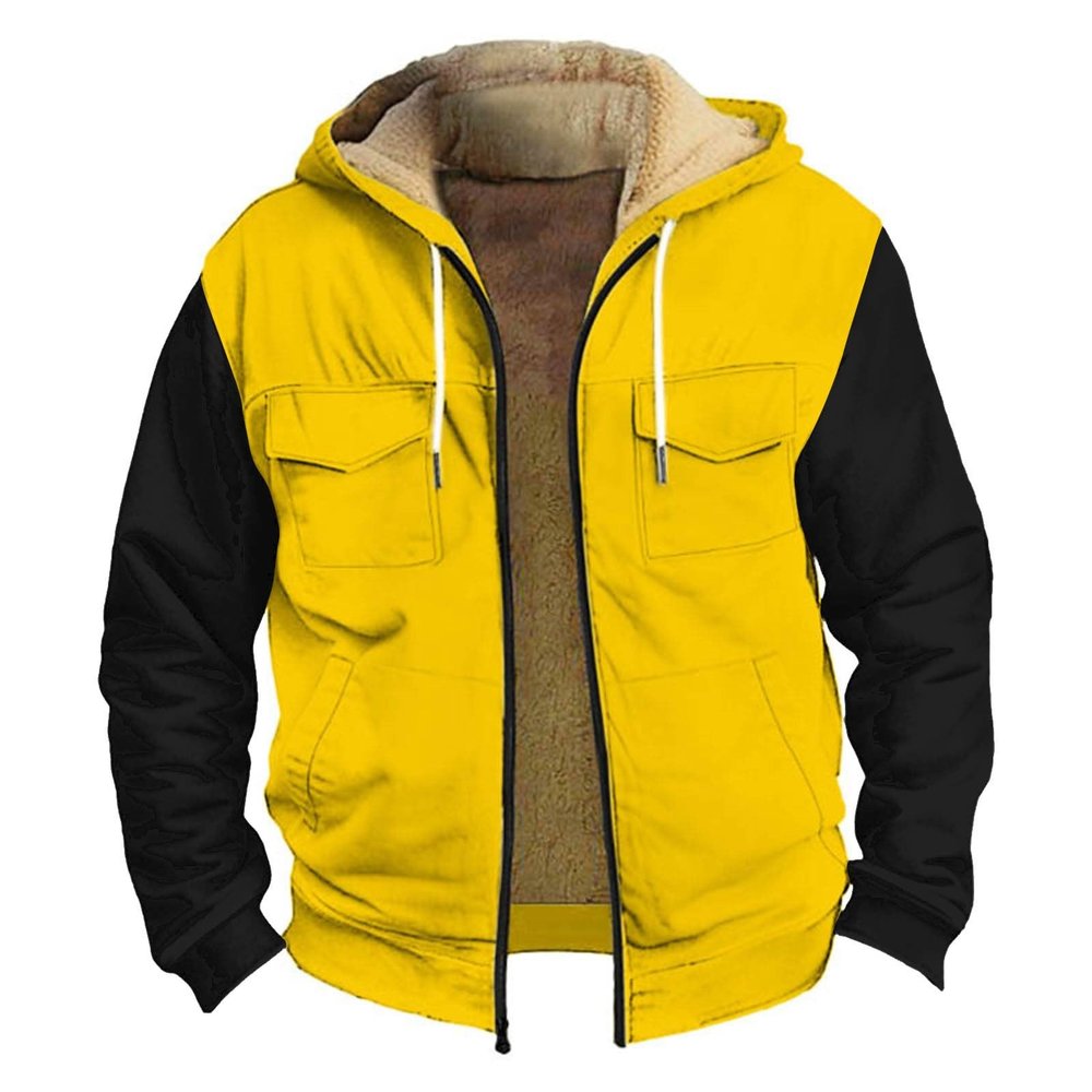 Men's Tribal Aztec Print Western Ethnic Vintage Lapel Jackets Christmas Hoodies for Men Hoodie Pack Red Button Up Long Sleeve Shirts Men Mens Christmas Sweaters2-Yellow,Medium