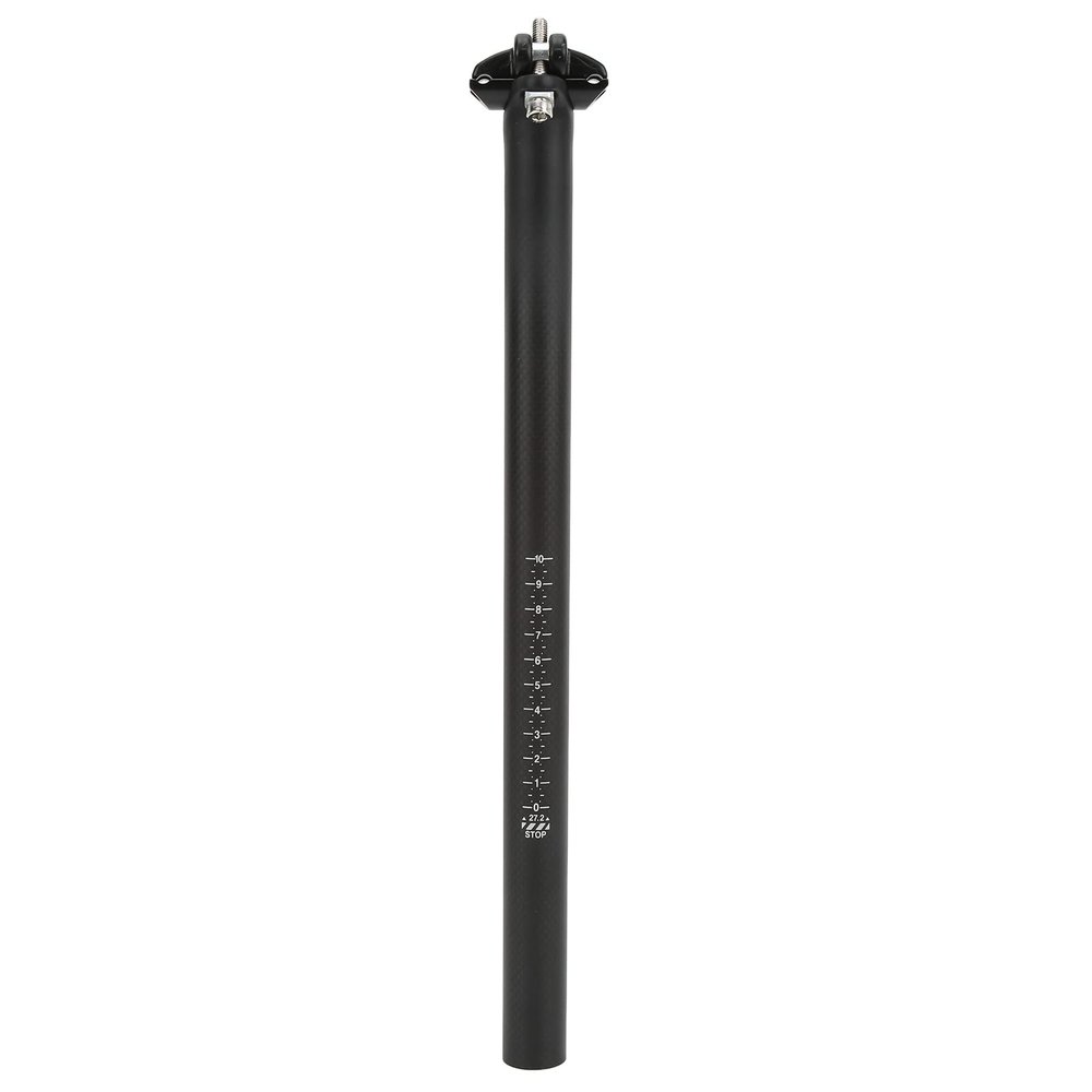Gavigain Bike Seat Post,Lightweight Version Seatpost 27.2mm Carbon Fiber Seat Tube for Bike Replacement (27.2 * 350MM)
