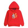 Happy 2022 Chinese New Year of the Dragon Unisex Red Hoodie Sweatshirt for Boys Girls Kids (E, 4-5 Years) view 1