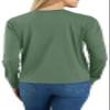 Carhartt Women's Tencel Fiber Series Loose Fit Long-Sleeve Pocket T-Shirt, Frosted Balsam, X-Small view 2