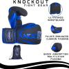 Knockout Elite Boxing Gloves 2 Pair Set, Complete Kit with Hand Wraps, Bag Pack, and Mouth Guard - Size 8oz-16oz-All Color Available view 2