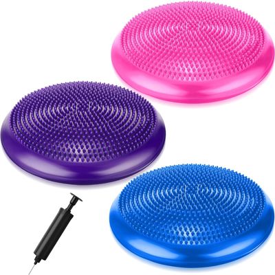Fitness Exercise Balance Stability Trainer Balance Board Disc, Core Trainer for Balance Exercising, Healthy Material Non-Skid Balance Stability Disc Cushion