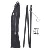 Gavigain Camping Lantern Stand, Aluminum Alloy Foldable Single Hook Lamp Pole with Storage Bag, Camping Lantern Accessories view 1
