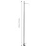 Gavigain Camping Lantern Stand, Aluminum Alloy Foldable Single Hook Lamp Pole with Storage Bag, Camping Lantern Accessories view 4