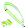 FLSXCHAMJD Reflective Sash, Reflective Safety Gear, Adjustable Reflective Sash for Nighttime Activities - Perfect for Running, Walking, Cycling | High-Visibility Gear for All Ages view 1