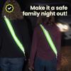 FLSXCHAMJD Reflective Sash, Reflective Safety Gear, Adjustable Reflective Sash for Nighttime Activities - Perfect for Running, Walking, Cycling | High-Visibility Gear for All Ages view 3