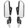 2 Pack Bike Rear View Mirror Adjustable Rotate Mirror Wide Angle Rear View Aluminum Alloy Safety Rearview Mirror (Color : Black) view 4