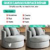 Autrends Canvas Repair Tape,Fabric Repair Patch,470 Inches,Outdoor Gear Patch, Waterproof,Self-Adhesive for Repairing Boat Covers,Tents,Sofas,Patio Umbrellas,Lounge Chairs,Awnings Black view 4