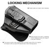 Tactical Scorpion Gear Slimline Modular Level II Retention LH Paddle Holster: fits Glock 43X, 43 view 2