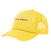 ADTEMP Fuck Your Mask Mandate Hat Mesh Cap Adult Baseball Cap Convenient Hat Sandwich Hat Yellow view 2