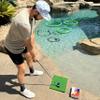 Floating Golf Green for Pool, Putting Turf Mat, Real Floating Golf Balls with Three Different Sized No Drifting Chipping Targets Game Set for Golfers view 1
