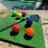 Floating Golf Green for Pool, Putting Turf Mat, Real Floating Golf Balls with Three Different Sized No Drifting Chipping Targets Game Set for Golfers view 3