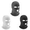 CT COTIM COYIN 3-Hole Warm Full Face Mask Cover Ski Mask Winter Balaclava Cap Knitted for Outdoor Sports, Light Blue view 4