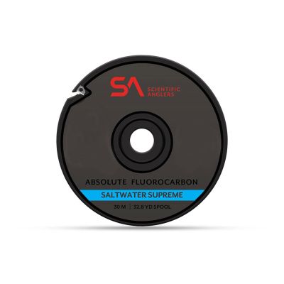 Scientific Anglers Absolute Fluorocarbon Saltwater Supreme Fly Fishing Tippet, 20LB