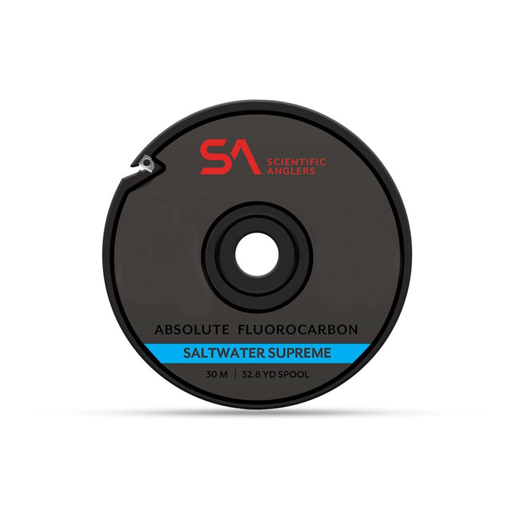 Scientific Anglers Absolute Fluorocarbon Saltwater Supreme Fly Fishing Tippet, 20LB