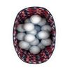 BirdieTote Golf Ball Practice Bag with Drawstring - 4 Dozen Ball Capacity Pouch for Chipping, Putting, & Driving Range | Durable Fairway & Range Accessories Organizer view 2