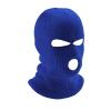 CT COTIM COYIN 3-Hole Warm Full Face Mask Cover Ski Mask Winter Balaclava Cap Knitted for Outdoor Sports, Royal Blue view 1