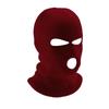 CT COTIM COYIN 3-Hole Warm Full Face Mask Cover Ski Mask Winter Balaclava Cap Knitted for Outdoor Sports, Dark Red view 1