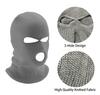 CT COTIM COYIN 3-Hole Warm Full Face Mask Cover Ski Mask Winter Balaclava Cap Knitted for Outdoor Sports, Dark Red view 2