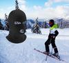 CT COTIM COYIN 3-Hole Warm Full Face Mask Cover Ski Mask Winter Balaclava Cap Knitted for Outdoor Sports, Dark Red view 3