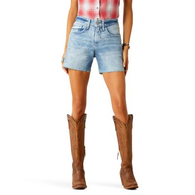 ARIAT Women's Mid Rise Nia 5" Short, Idaho, 24