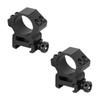 M1SURPLUS M1A Scope Mount Rail - Low Profile Design - Made from Durable Aluminum Material with Ring Mounts and Tan Color Cartridge Carrier Sleeve view 4