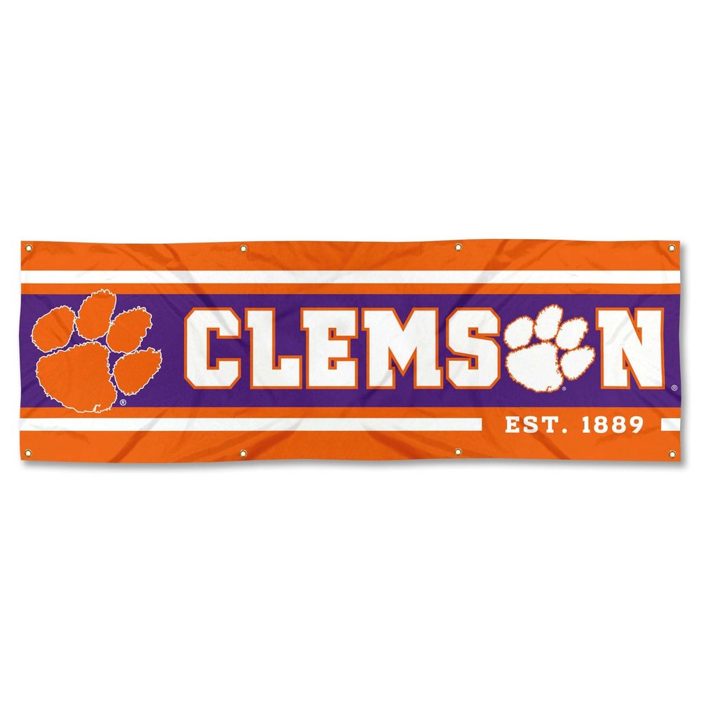 WinCraft Clemson Tigers Large 2x6 Foot Banner