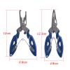 Fishing Pliers Fishing Tongs Fishing Pliers Fish Line Cutter Scissors Fish Hook Remover Multifunction Tools Black Beak Jaw Pliers Open Freely (Color : 1) view 2