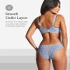 Panache Women's Allure Lace Cheeky BIkini |IVORY,16| Womens Lace Panties, Cotton Gusset, Sexy Underwear for Women, Flirty Brief view 4