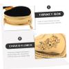 Cabilock Heart-shaped Travel Jewelry Storage Box Vintage Metal Trinket Box Wedding Present view 3