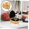 Cabilock Heart-shaped Travel Jewelry Storage Box Vintage Metal Trinket Box Wedding Present view 4